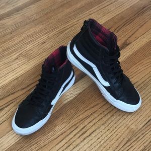 Vintage Vans Leather Hi Top Sneakers 6